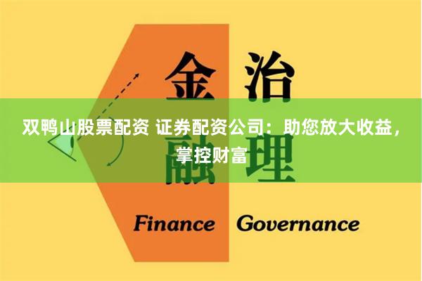 双鸭山股票配资 证券配资公司:助您放大收益,掌控财富